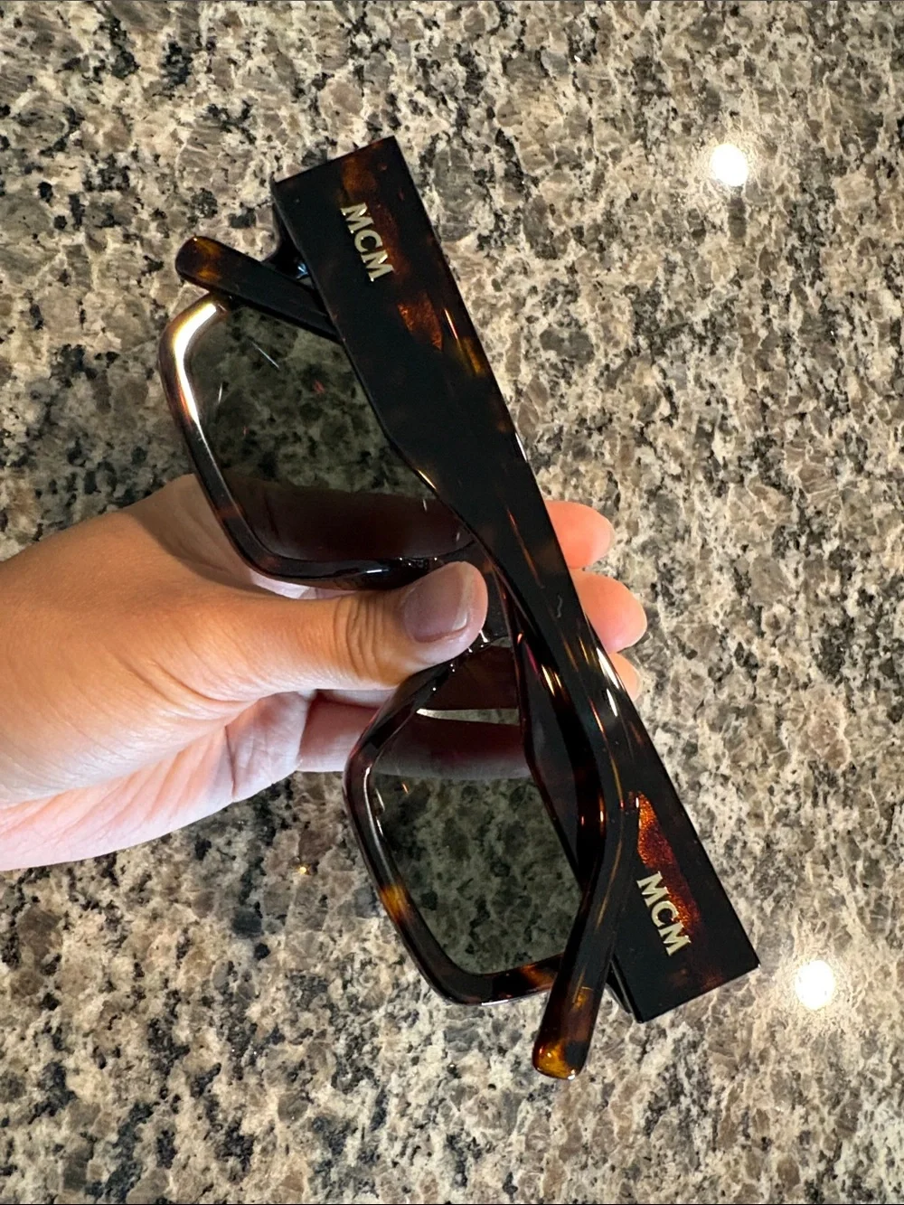 NWT MCM Havana Women’s Sunglasses with Crossbody Pouch Sunglasses